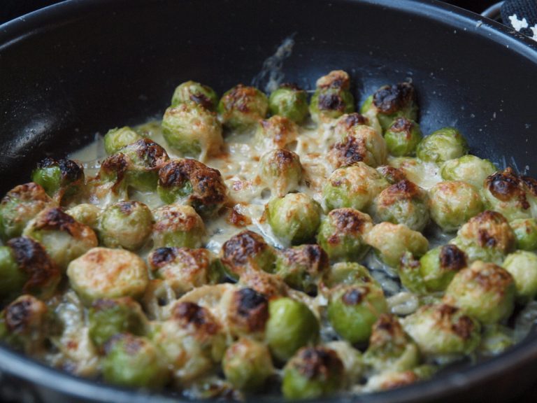 Gratinierter Rosenkohl - allesausdemgarten Gratinierter Rosenkohl - allesausdemgarten