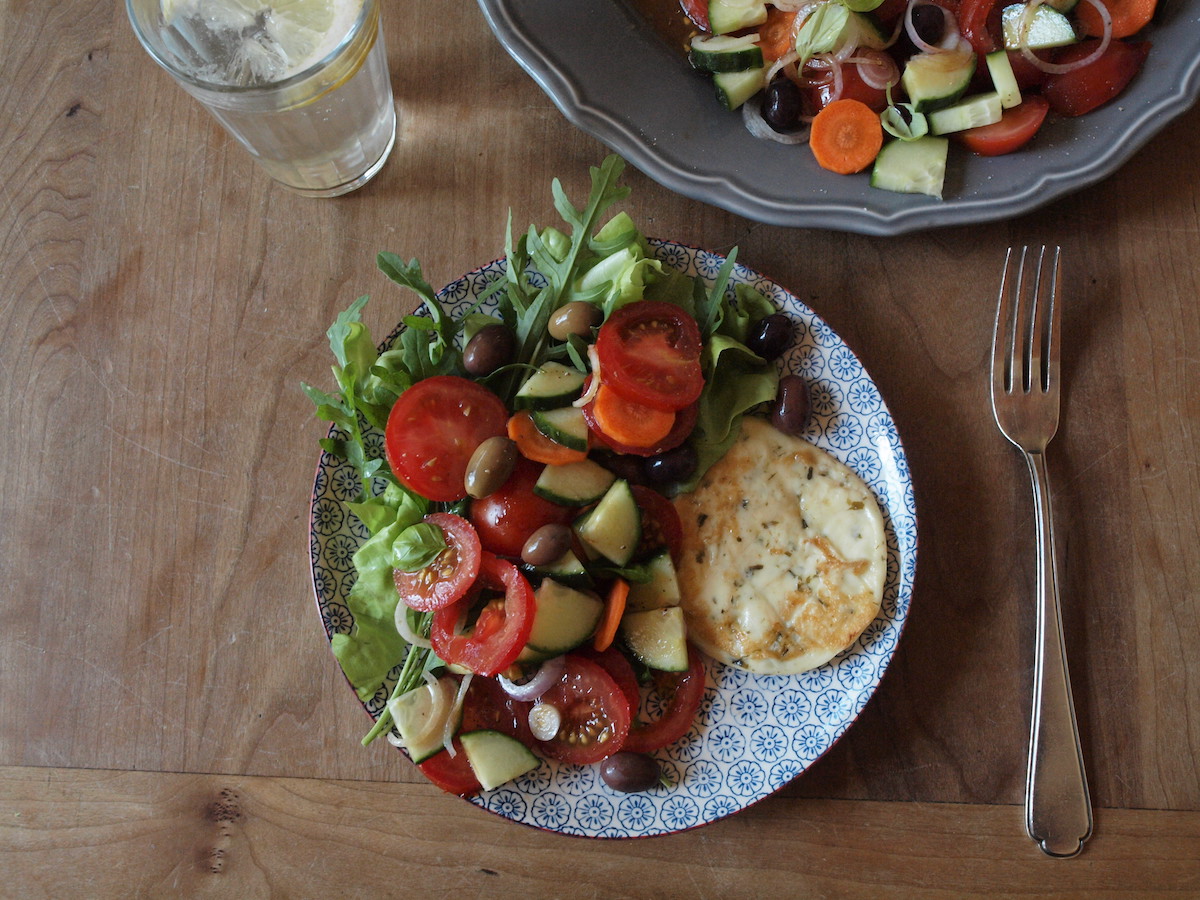 Tomaten-Gurken-Möhren-Salat | alles aus dem garten