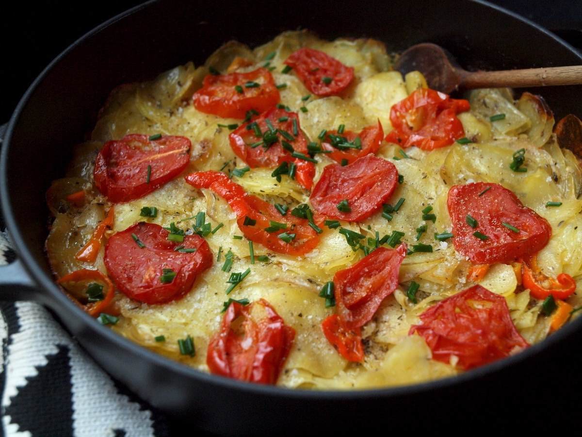 Edel: Provenzalisches Kartoffel-Gratin - allesausdemgarten Edel: Provenzalisches Kartoffel-Gratin - allesausdemgarten